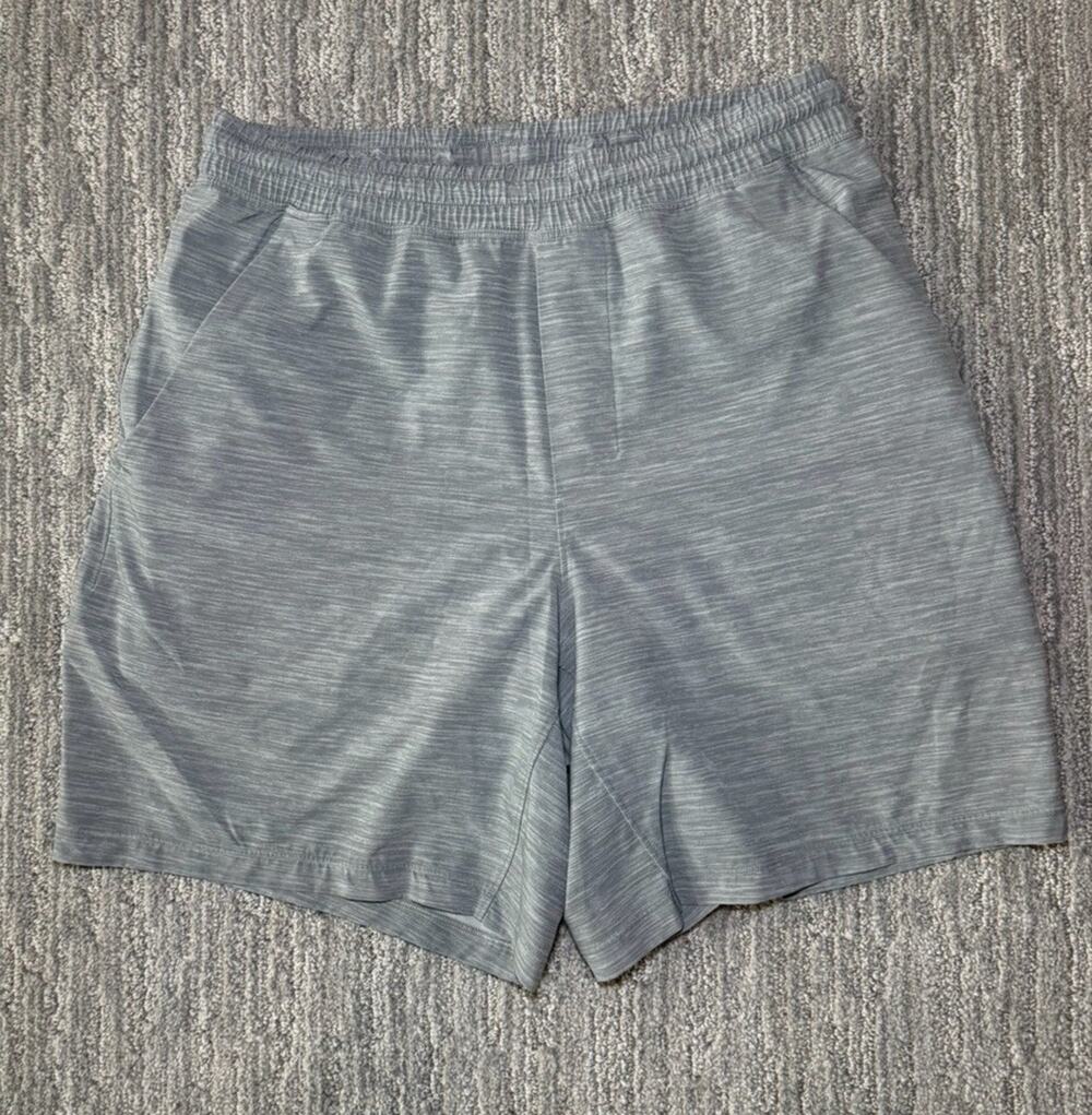 Lululemon Pace Breaker Shorts Mens Medium 7" Lined Gray Running Training